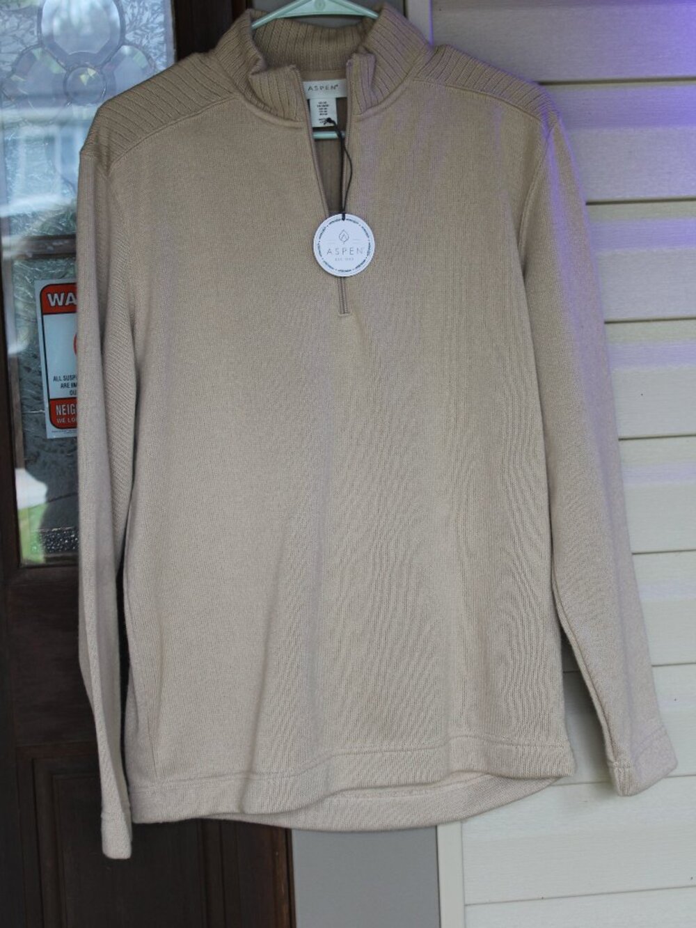 Brand New With Tags Aspen Tan Sweater Size Medium